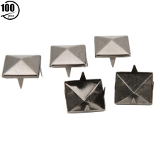 DIY lederwarenaccessoires: vierkante piramidevormige studs, metalen klinknagels voor punkstijl, personalisatie van handtassen, breed toepasbaar van