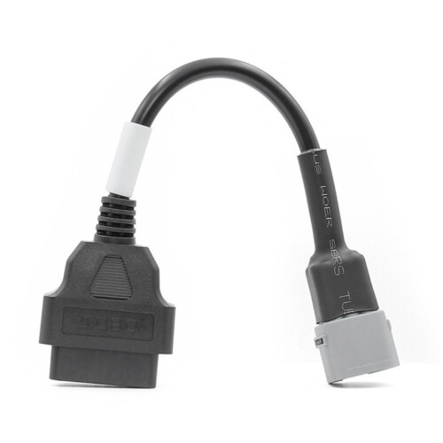 Engine Fault Detector, Motorcycle OBD2 Real Time Engine Data Diagnostic Cable For Suzuki Compatibility, Small Light Adapter With Excellent Durability 2