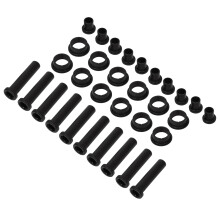 Kit di boccole per bracci oscillanti a lunga durata, autolubrificanti in UHMW per impieghi gravosi per sospensioni anteriori e posteriori, boccole
