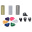 Gitarren-Slide-Set, Edelstahl, Acryl, Messing, mit 11