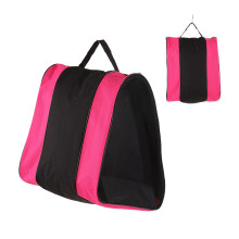 Thickened 3-Layer Waterproof Roller Skates Bag with Adjustable Strap, Red