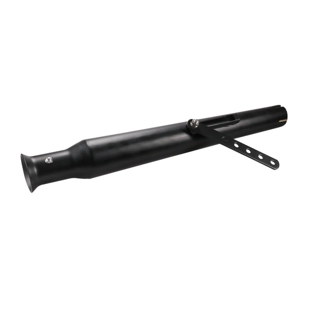 Exhaust Silencer Motorcycle Retro Tail Exhaust Pipe Silencer 54 Cm For Bobber Chopper Custom Rear Silencer Muffler (Black) Black 9347817010343