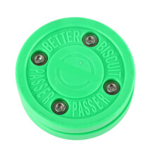 Durable Green Dryland Puck: Ideal for Daily Hockey Training on Hard Surfaces