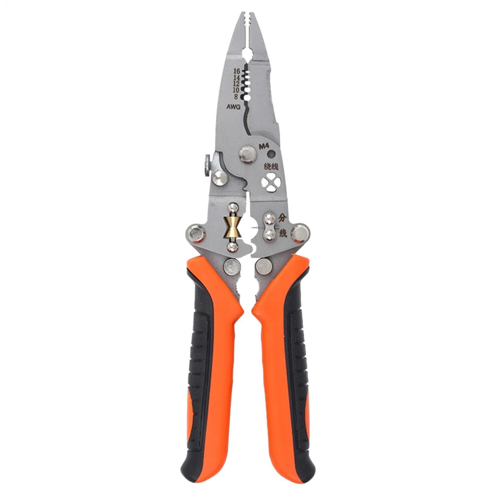 Wire Cutter With Long Tip, Wire Stripper, Electric Wire Pliers, 12In1, Nonslip Grip 9382693691880