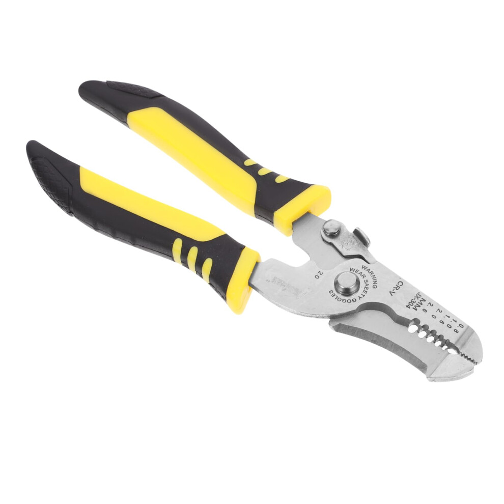 Wire Stripper Tool Electric Pliers Ratchet Screwdriver Cable Cutter Multifunctional Silver 9382693692108