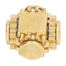 Messinggetriebe Verbindung drehendes Spielzeug für Kinder & Erwachsene Stressabbau