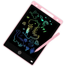(Pink) Tablette LCD couleur 8,5 pouces pour gribouillage, tableau d'écriture effaçable, planche à dessin, jouet artistique