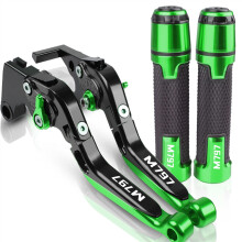 For Ducati M797 M 797 2017 2018 2019 Motorcycle Clutch Brake Lever Extendable Adjustable Foldable Handlebar Grips With CNC Aluminum (Color: 9)