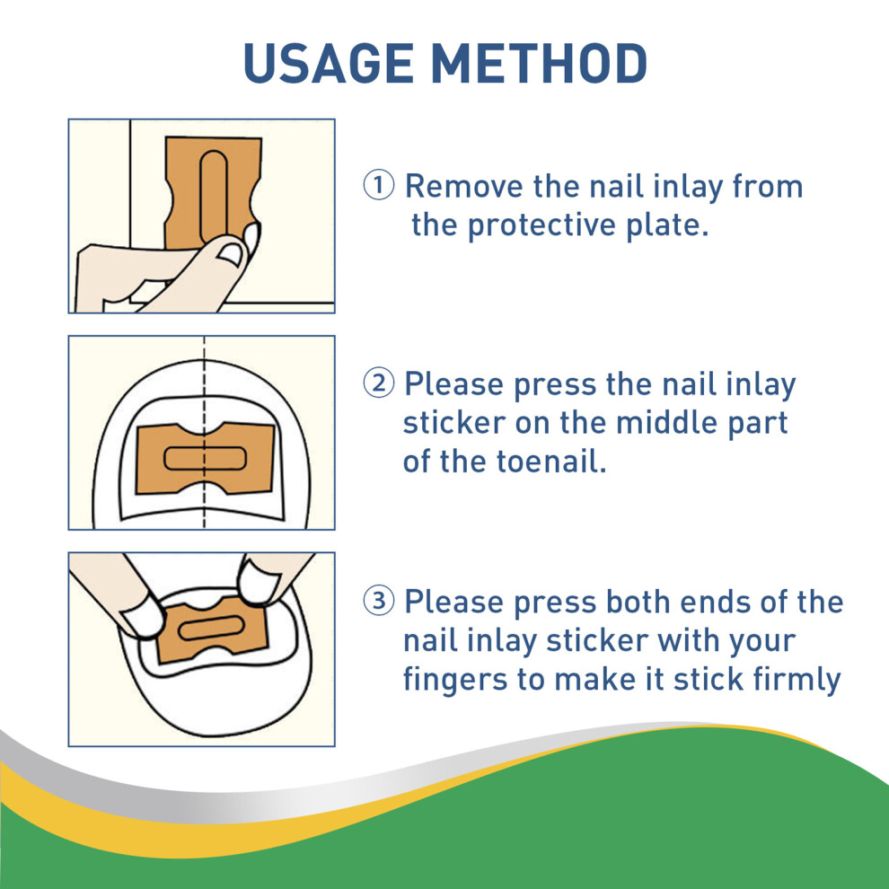 Ingrown Toenail Patch Kit: 50pcs Correction Stickers for Foot and Nails