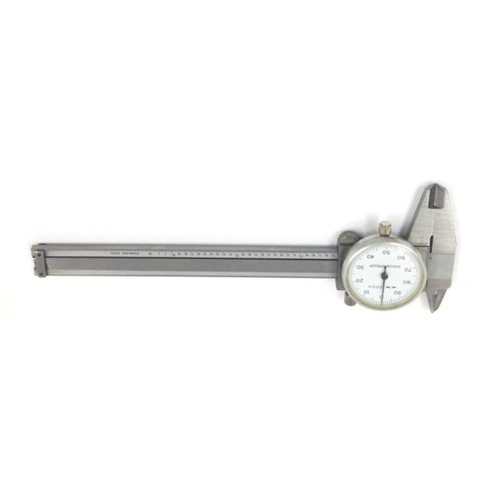 41000019 Precision Dial Brake Caliper 04' Range, 0.001' Accuracy, 0.1Mm Graduation 9382693692528