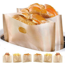 Toastie Bags Heat Resistant Pizza Bread Snack Microwave Oven Grill BPA  (3 Pcs)
