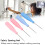 4 Pcs Awl Tools Sturdy Plastic Handle Leather Sewing Stitching Kit 4