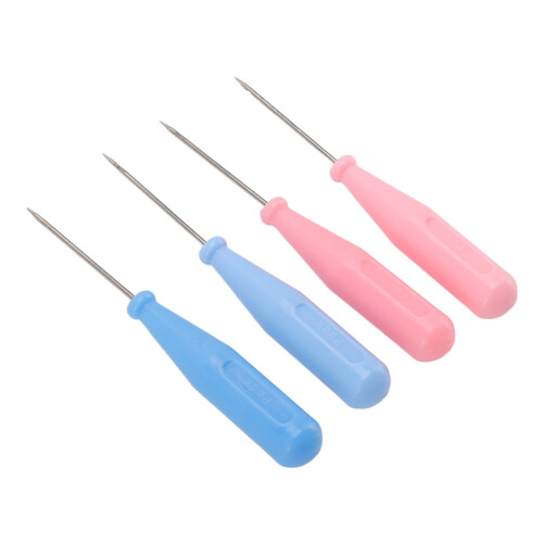 4 Pcs Awl Tools Sturdy Plastic Handle Leather Sewing Stitching Kit 2