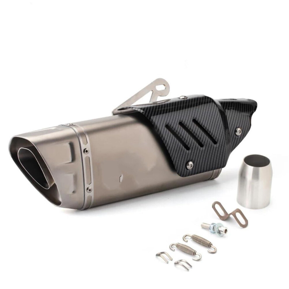 Tuning Exhaust Universal Motocross Pipe Muffler For Cbr650f Xmax Z250 Nmax R3 R6 Gsxr125 Full Exhaust (Color: A) 9347817012125
