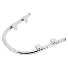 Fall protection front fender guard rail for Vespa GTS 300 GTS 250 (Silver)
