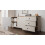 Kommode POINT 2D3S Kaschmir Beige Eiche Castello Schrank 3 Schubladen 2 Türen Wohnzimmer 4