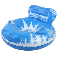 Inflatable Ski Ring For Cold Weather Up To 25F With Deep Seat Design And PVCReduced Material Winter Snow Toy For Family