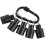 Bit Holder Keychain Set  Portable Shank Clip For Impact Driver Bits, Drill Bit Extension, Nut Driver, 5 Pieces 5