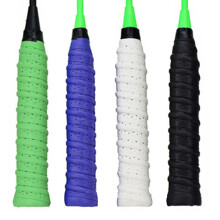 Racket Grip Wrap, Anti Slip Perforated Surface Super Absorbent Tennis Overgrip Badminton Overgrip Pickleball Overgrip for Enhanced Grip with Raised Ed