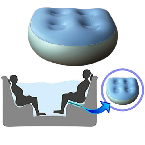 Κάθισμα Spa Booster με Βάση Βεντούζας, Αδιάβροχο Πίσω Μέσο, Φουσκωτό Κάθισμα Υδρομασάζ 2
