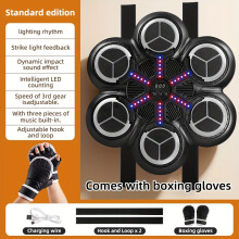 (New 6-Key) Punching Machine with Scoring System & Music Reward - /Adult Training Equipment, Sandbag Target for Home Boxing,