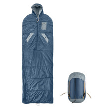 Sleeping Bag For Adults Backpacking Sleeping Bag, 1020 C, Reversible Envelope, Lightweight, Waterproof Nylon, Blue