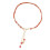 Elegante hartvormige bungelketting, verstelbare OT-sluiting, 1