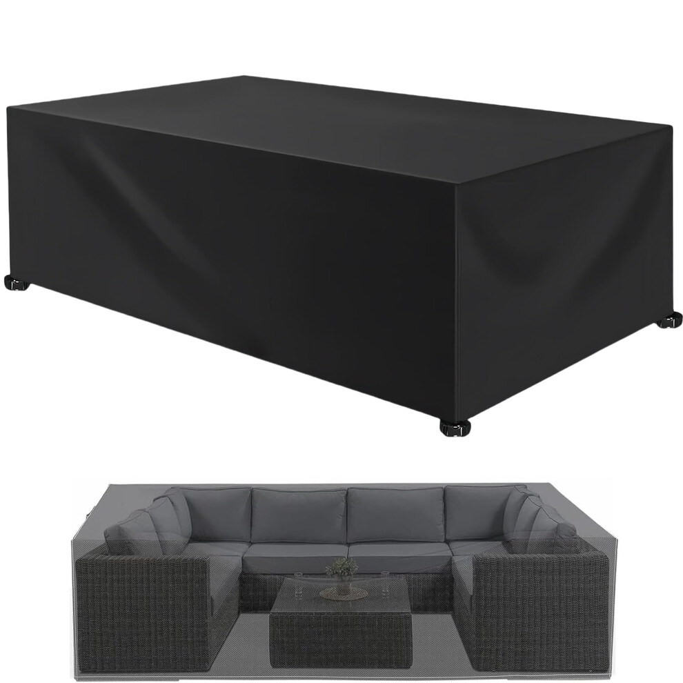 420D Heavy Duty Oxford Fabric 110X160x110cm Tear Resistant, Waterproof, Windproof, Antiuv, Black 9426802619591