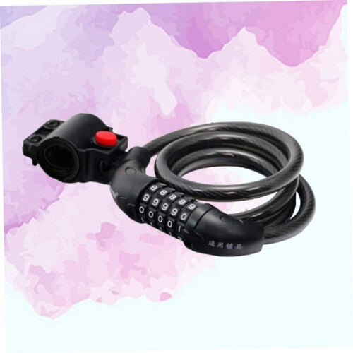 Bicycle Cable Lock HeavyDuty Chain with 4Digit Password for Bikes, Motorcycles AntiTheft 1