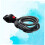 Bicycle Cable Lock HeavyDuty Chain with 4Digit Password for Bikes, Motorcycles AntiTheft 3