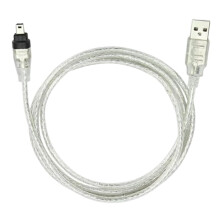 USB to Firewire Adapter 4 Pin IEEE 1394 to USB 2.0 Bridge for DCRTRV75E Legacy Camcorder 1.5m Cable