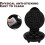 Mini Donut Maker with NonStick Coating, DoubleSided Heating Electric Donut Maker for 7 Donuts 2