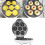 Mini Donut Maker with NonStick Coating, DoubleSided Heating Electric Donut Maker for 7 Donuts 5