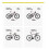 Bike Frame Stickers Thermoplastic Polyurethane Protective Tape Cartoon Pattern 13
