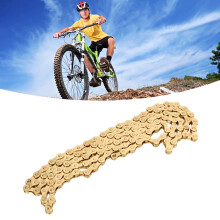 8-Gang Goldstahl-Fahrradkette, 116 Glieder, für Outdoor-Radfahren