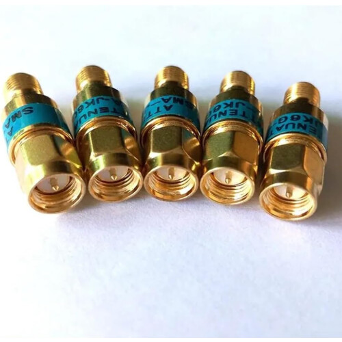 Power SMA Attenuator Male/Female 6GHz 2W 6dB 15dB 30dB (1dB) 1