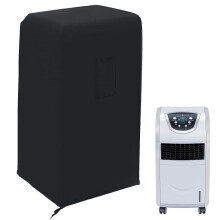 Outdoor air conditioner cover, dustproof storage bag, Oxford fabric with telescopic rope, black