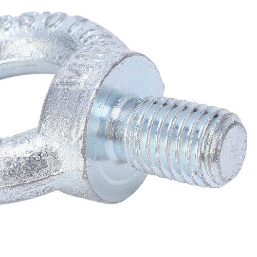 2PCS M18 Galvanized Carbon Steel Eyebolt Lifting Ring, Electroplated 2