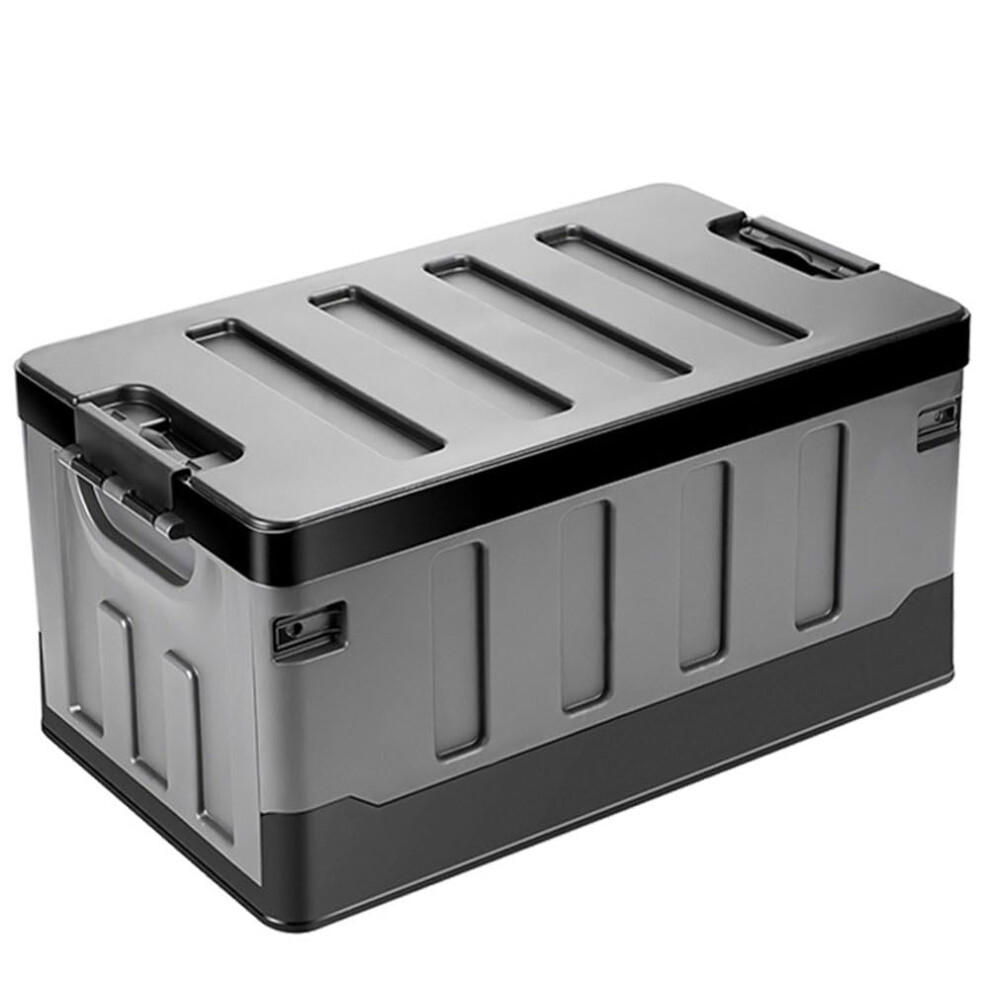 60L Large Capacity Car Trunk Organizer With Lid, Foldable Storage Box For Suv And Cars 9347817199178