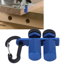 Hex-Flach-Aluminium-Sägestock mit Daumenschraube für Rahmen & Sparren, blauer Lack