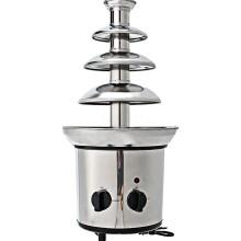 Chocolate Fountain Stainless Steel 3 Tier Electric Fondue Fountain for Cheese and Chocolate Party Use
