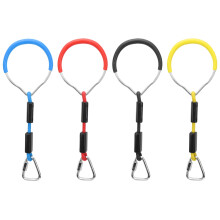 4PCS Set, Colorful High-Strength Ninja Rings, Durable Gymnastic Equipment Bearing 120KG Weight, Comfortable Soft-Plastic Covered Handle, Versatile Pla