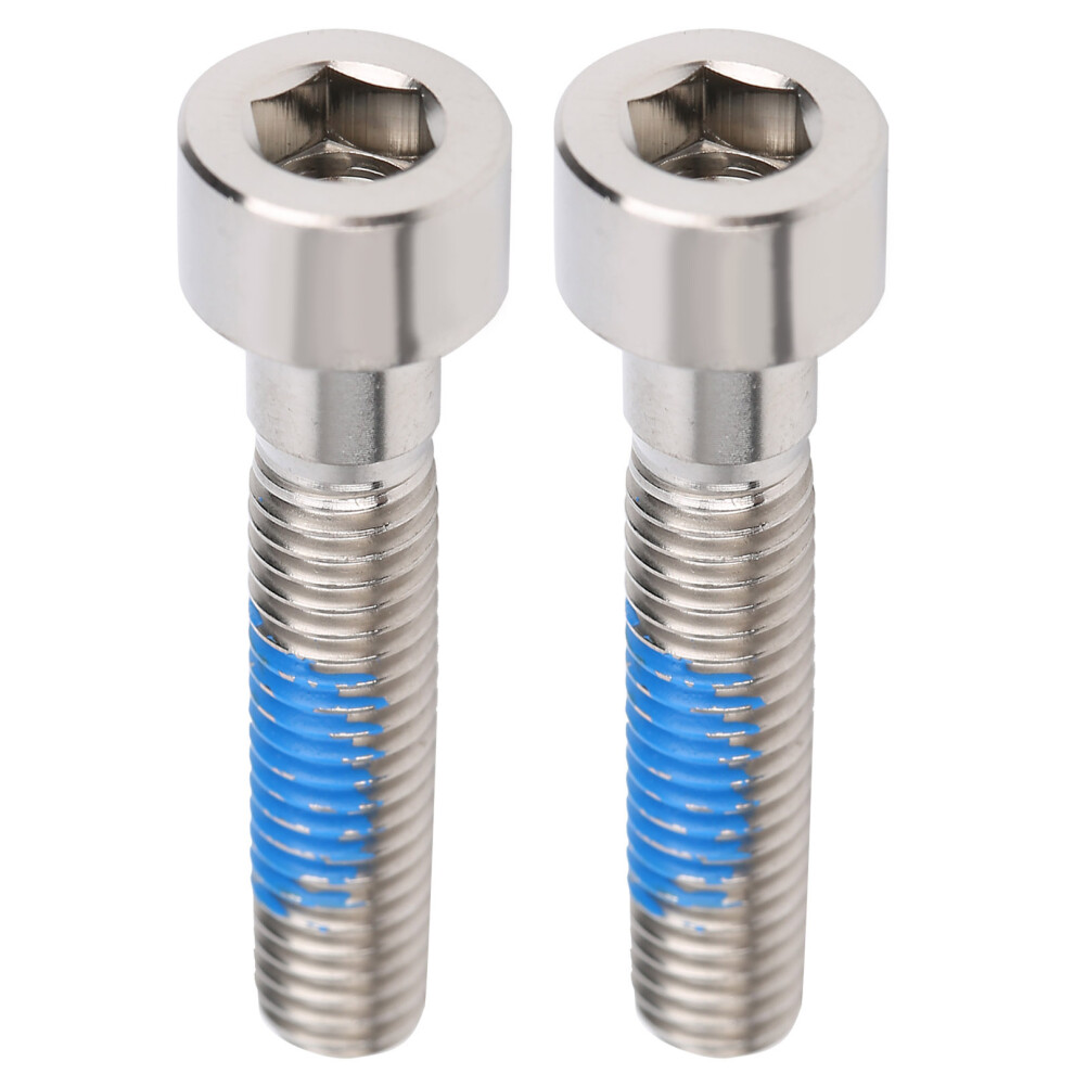 Stem Bolt For Bicycle Headset, Titanium Alloy M6 Thread Fastener With High Strength And Corrosion Resistance, Hex Socket Allen Bolt For Road Bike And 9301476998152