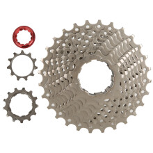 Bicycle Freewheel Cassette for Mountain Bike, Light Weight Hollow Design 10 Speed 11-28T Steel Sprocket Gear Set, High Quality Bike Cassette with Prec
