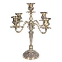 Vintage Candle Holder Multi Purpose Zinc Alloy Rustic Candelabra With Adjustable Arms Antique Bronze Finish Corrosion Resistance Wear Resistant Long L