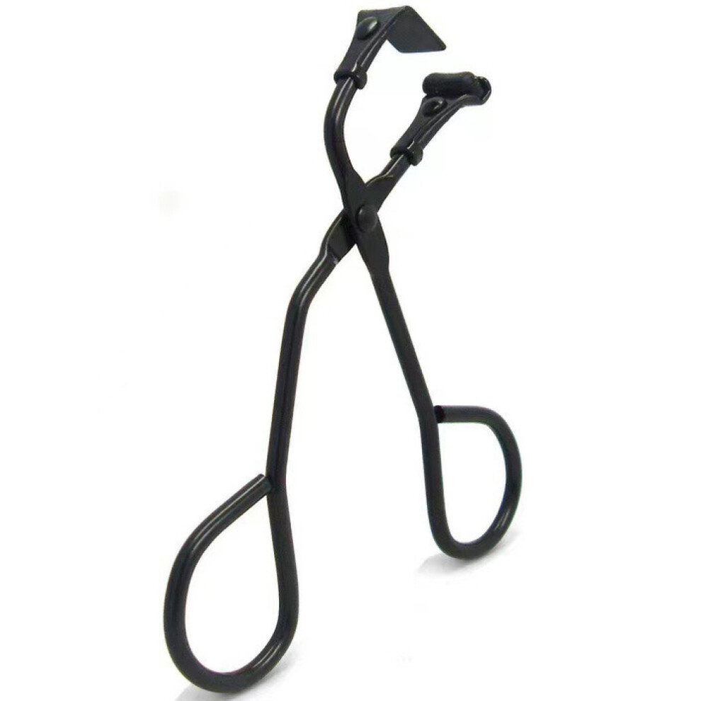 Eyelash Curler with Refill Pads for Dramatic Lash Look, Mini Lash Curler with No Pinching Non Closed Edge Design Suitable for Curling Fake Lashes,