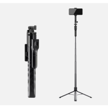 Selfie-Stick-Stativ mit abnehmbarer Fernbedienung und vier Beinen, verstellbar von 32,5 bis 175 cm, ideal für Vlogging und Fotografie