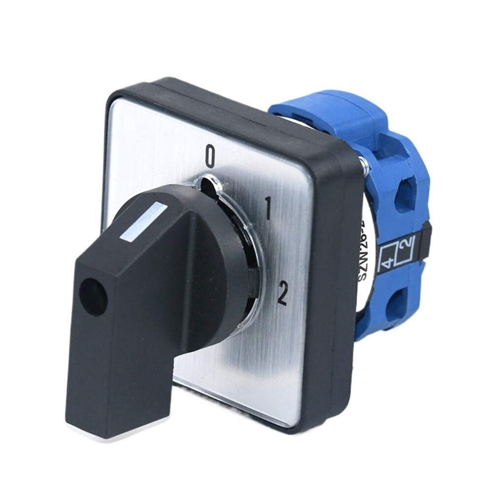20A 660V Rotary Cam Selector Switch One Pole 4 Terminals Panel Mount Changeover 9347817016789