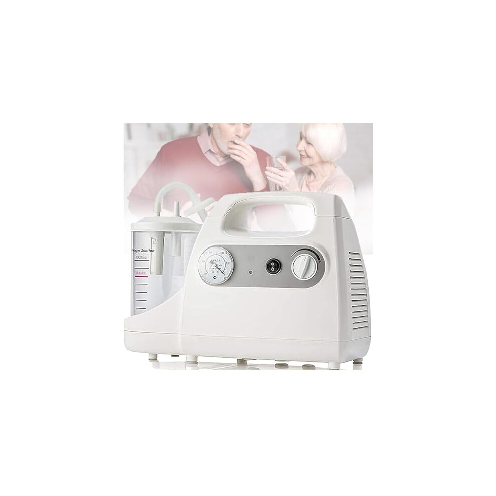 Electric mucus suction pump, automatic sputum removal device with 50 disposable tubes, ideal for elderly and child care.