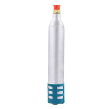 2 PièCes 0.6L Soda Maker Rechargeable Soda Spare RéUtilisable CO2 Cylindre Accessoire pour Machines à Soda, Noir + Bleu + Argent